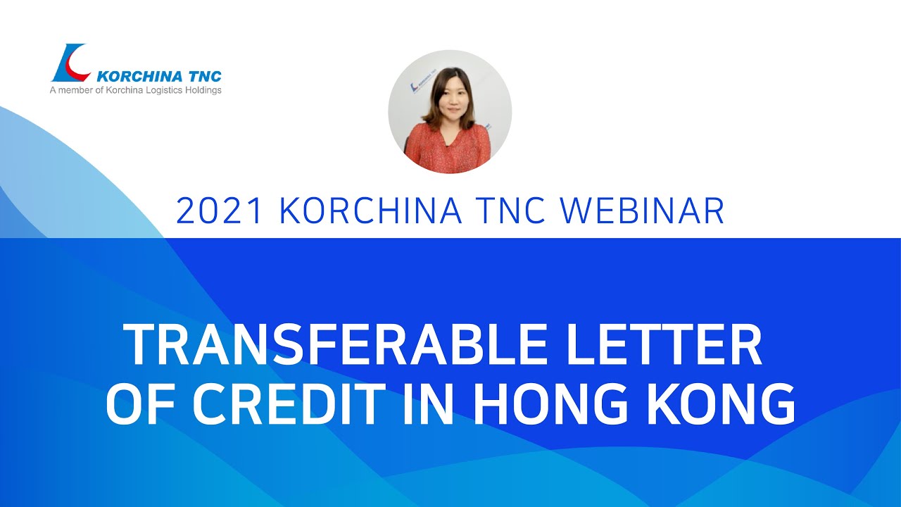 Transferable Letter of credit in Hong Kong