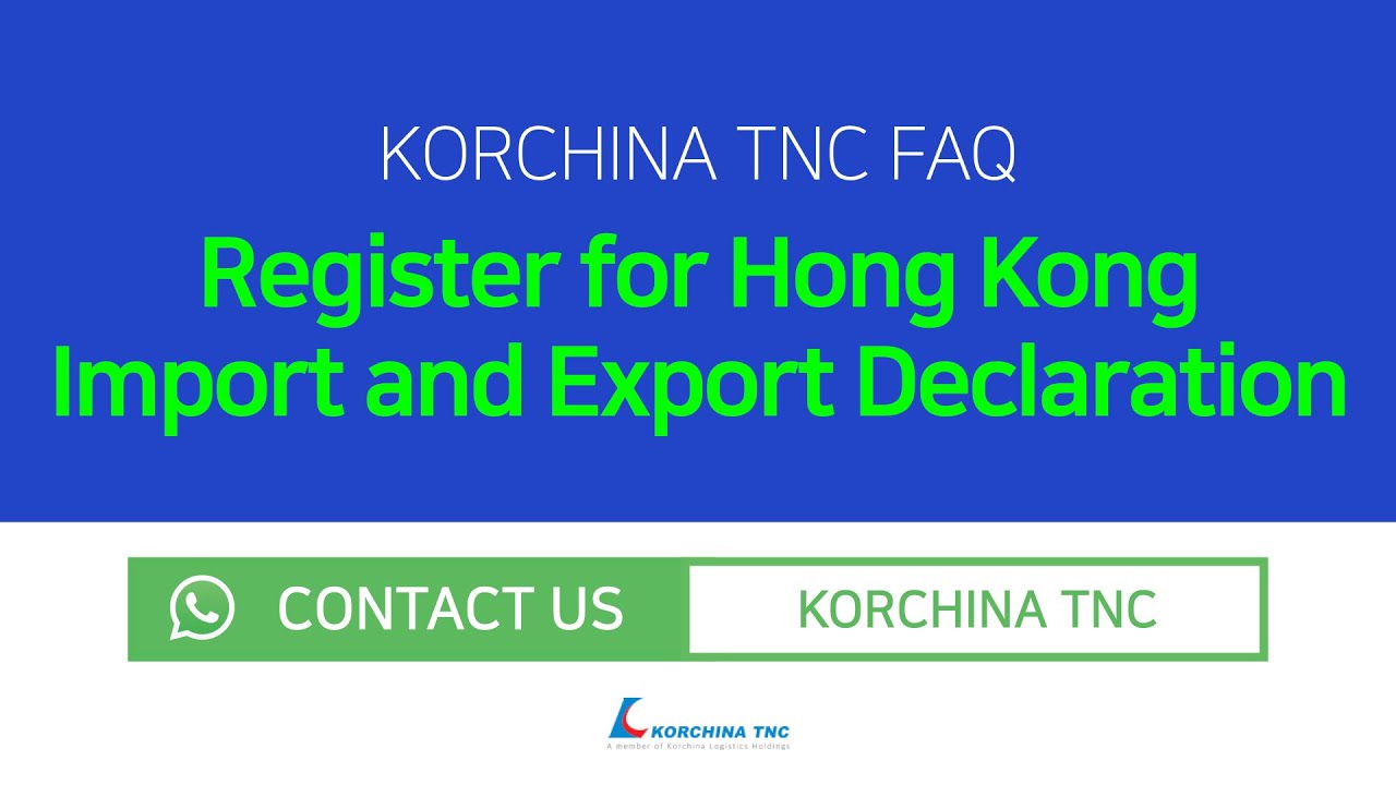 Hong Kong Requirement For Hong Kong Import And Export Declaration hong kong requirement for hong kong import and export declaration